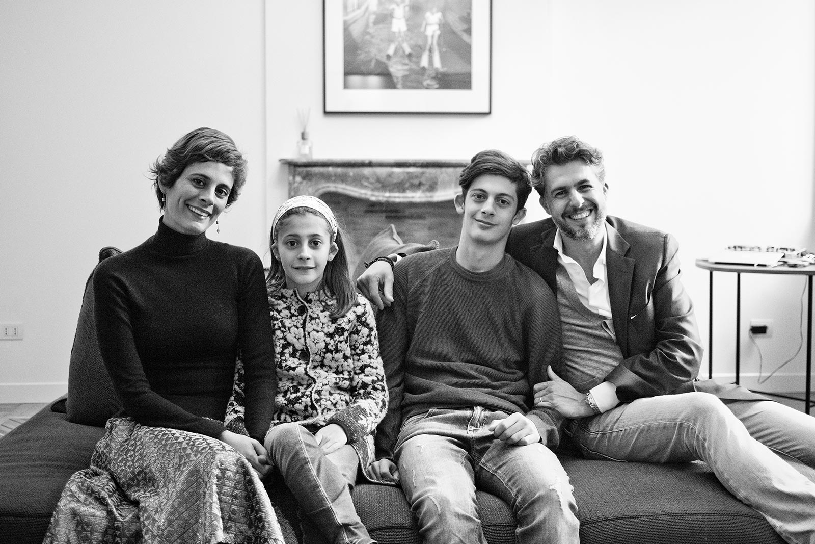Heiby & Gioele Romanelli con i loro figli Alma & Noah.